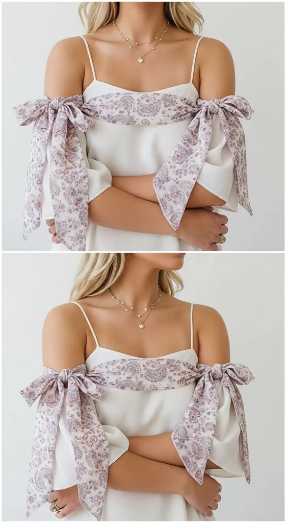  The Off-Shoulder Sleeve Ties