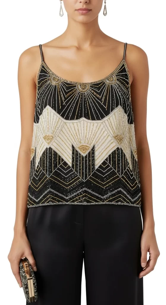 The Art Deco Beaded Top
