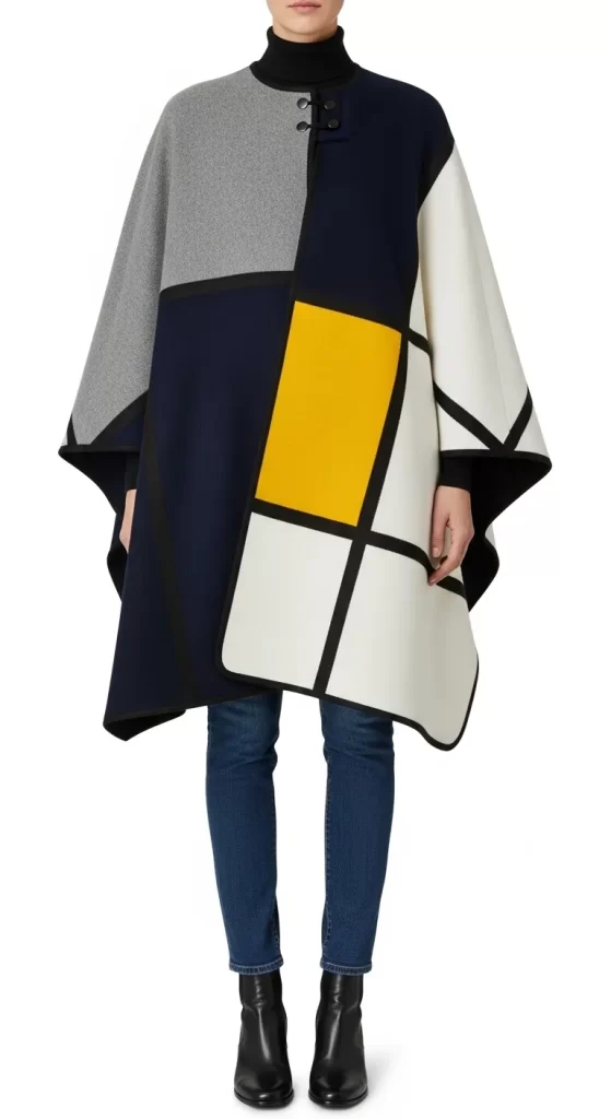  The Graphic Art-Inspired Cape