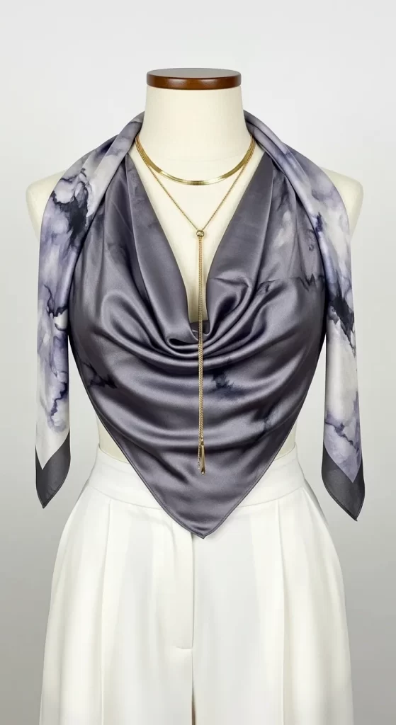 The Draped Halter Top