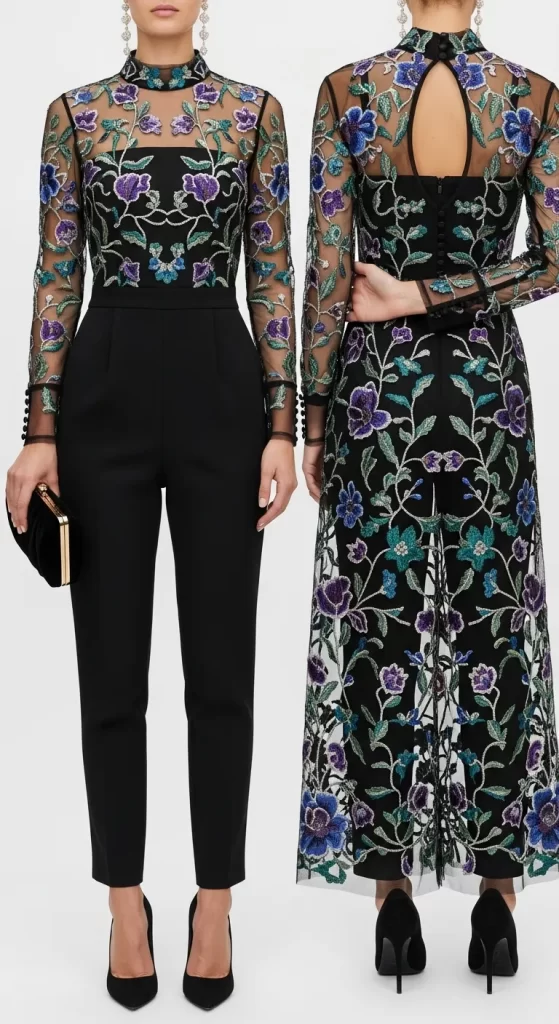 The Embroidered Secret Garden Jumpsuit