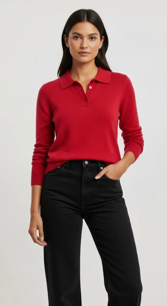  The Classic Crimson Polo