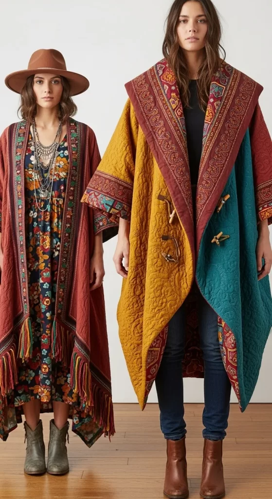 The Bohemian Quilted Kimono