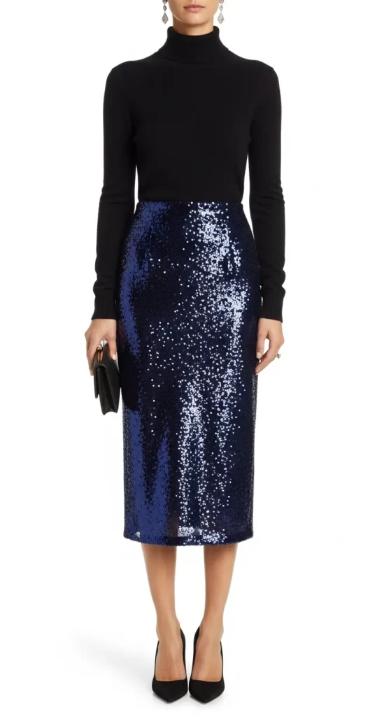 The Midnight Sequin Skirt