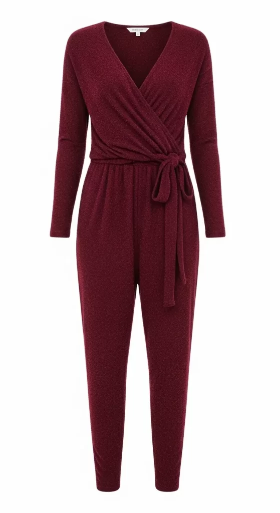 The Shimmering Ruby Jumpsuit