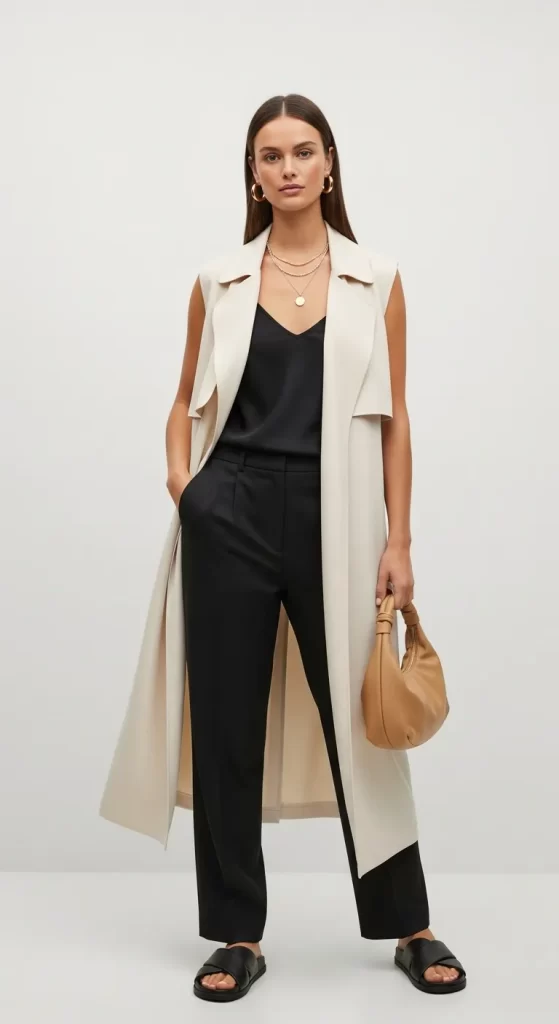 The Minimalist Trench Vest