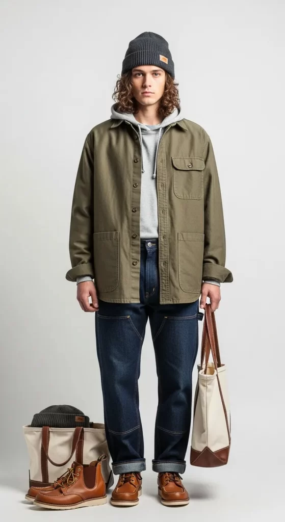  The Workwear-Inspired Shacket and Hoodie