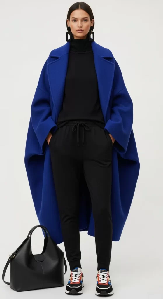  The Statement Cobalt Coat