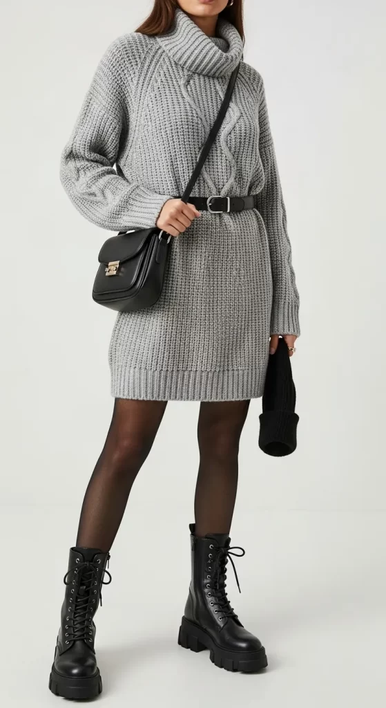 The Edgy Sweater Dress