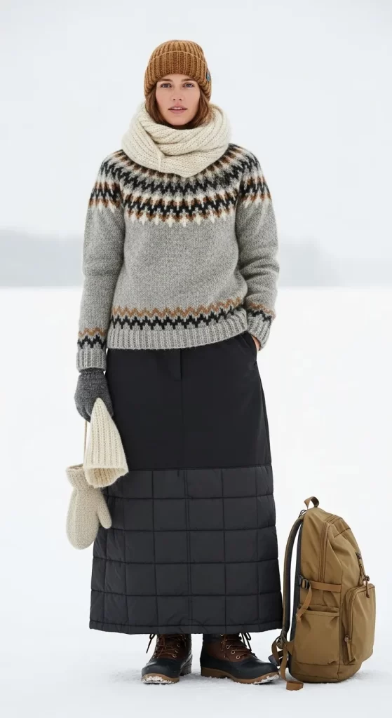  The Alpine Winter Skirt Set