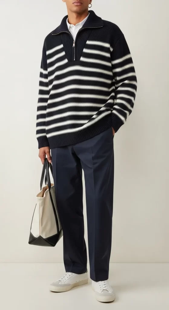 The Classic Striped Pullover