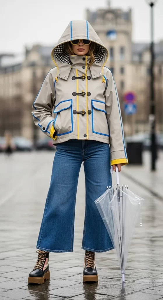 The Cheerful Toggle Rain Jacket