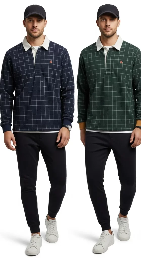 The Classic Grid Rugby Shirt