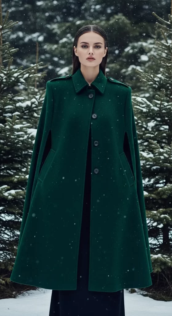 The Emerald Evergreen Cape