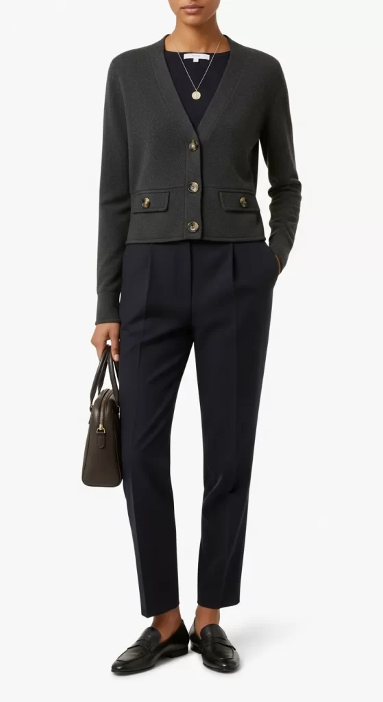 The Polished Cardigan Set