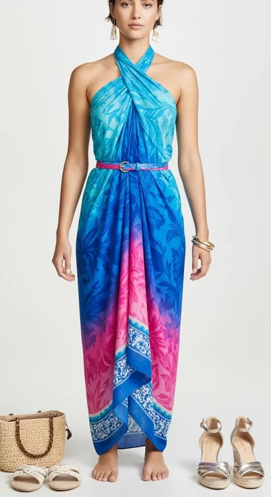 The Scarf-to-Dress Transformation