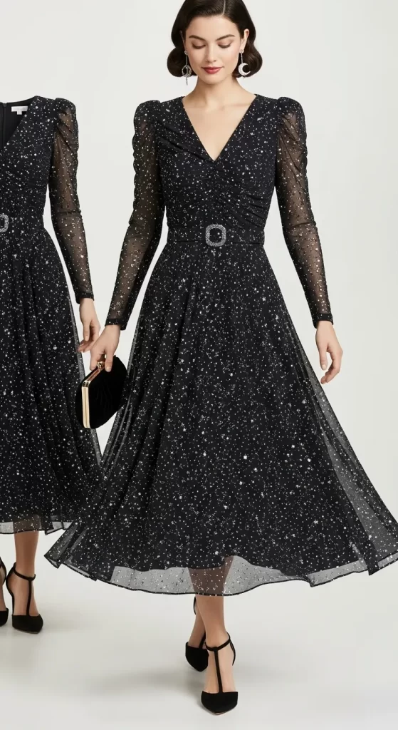 The Midnight Sparkle Midi