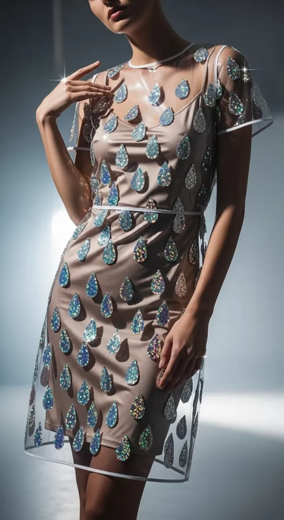  The Ethereal Raindrop Dress