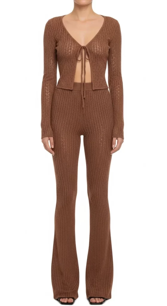 The Ribbed Knit Flare Set The Ribbed Knit Flare Set