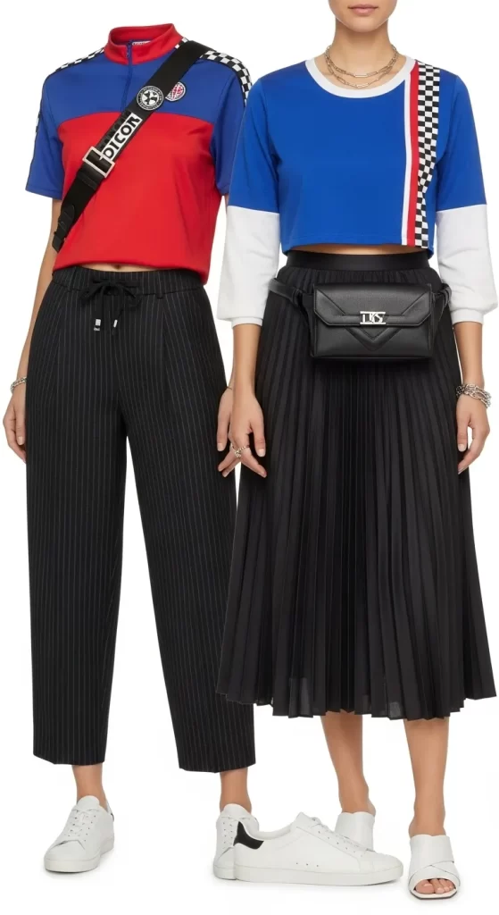  The Sporty Athleisure Blouse