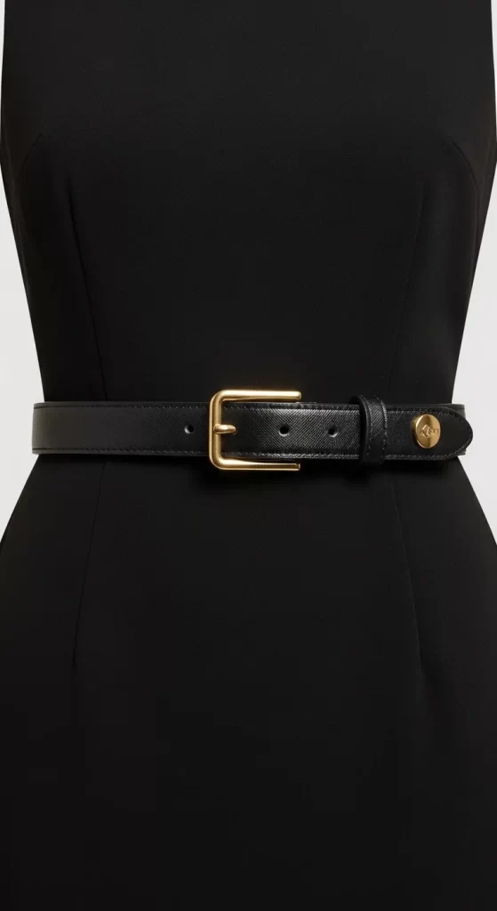 The Sleek Black Belt The Sleek Black Belt