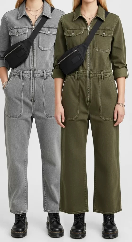 The Utilitarian Denim Jumpsuit