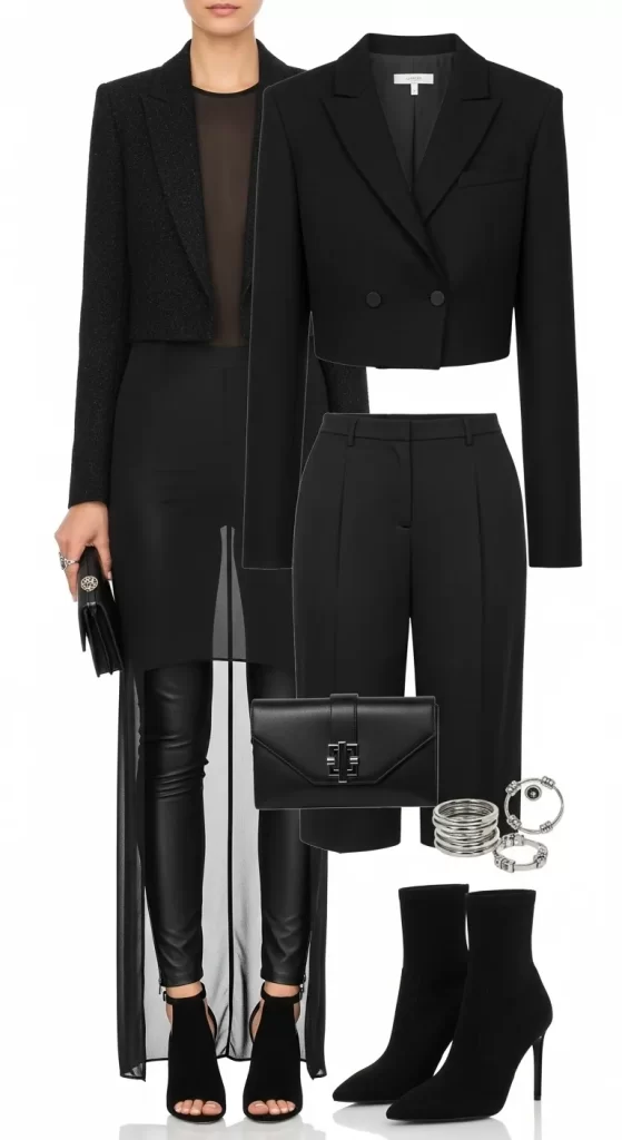  The Modern Noir Layered Look