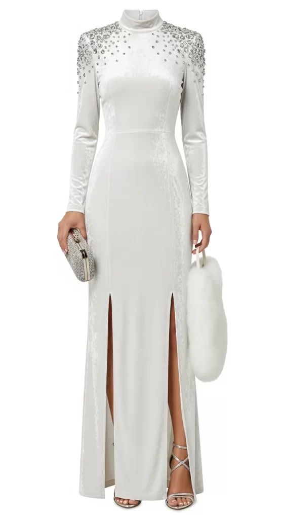 The Embellished Velvet Gown