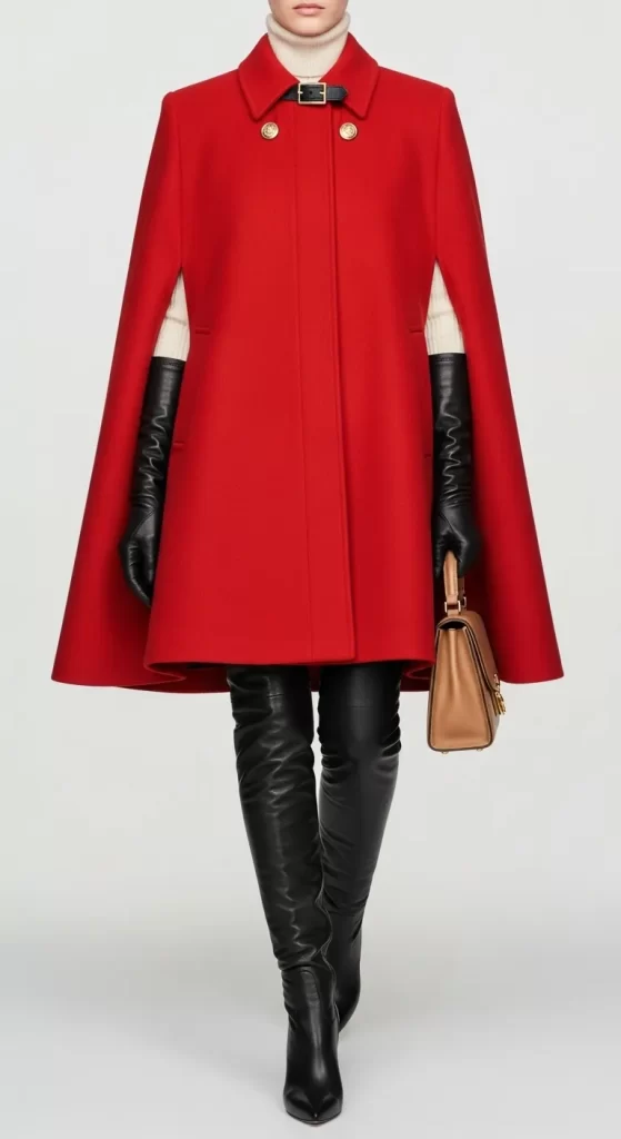 The Sculptural Cape Coat The Sculptural Cape Coat