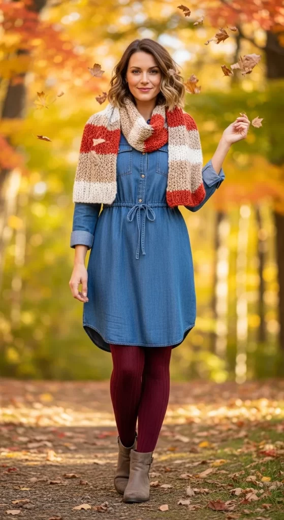 The Autumnal Denim & Knit Mix