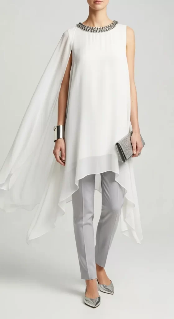 The Modern Grecian Cape Tunic