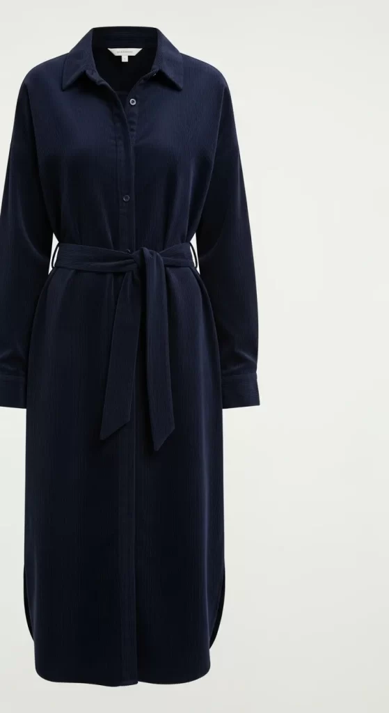The Classic Corduroy Shirtdress
