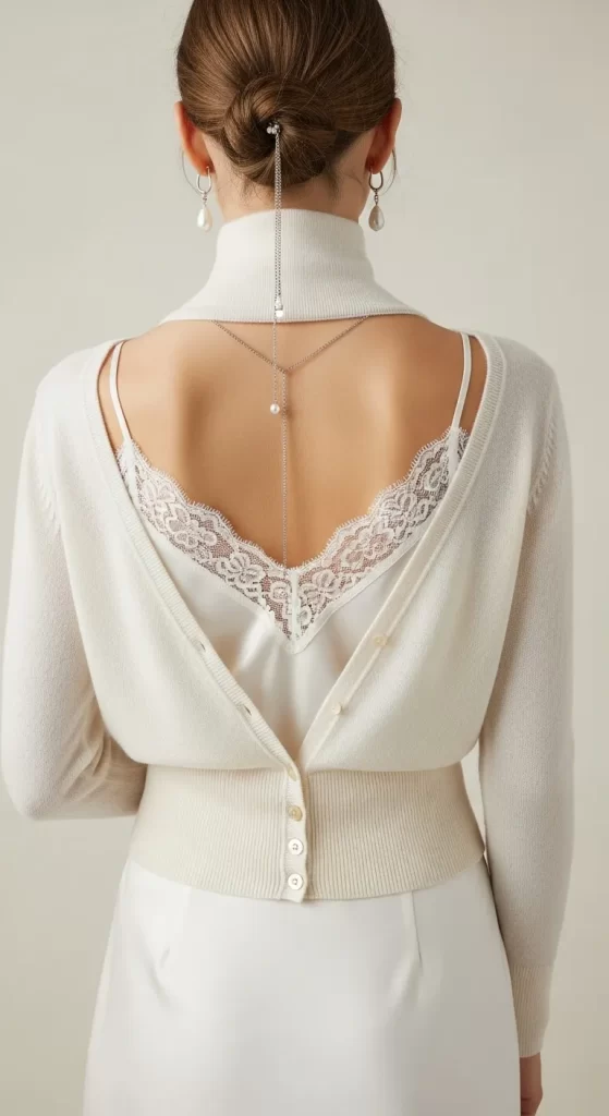 The Unexpected Backward Cardigan