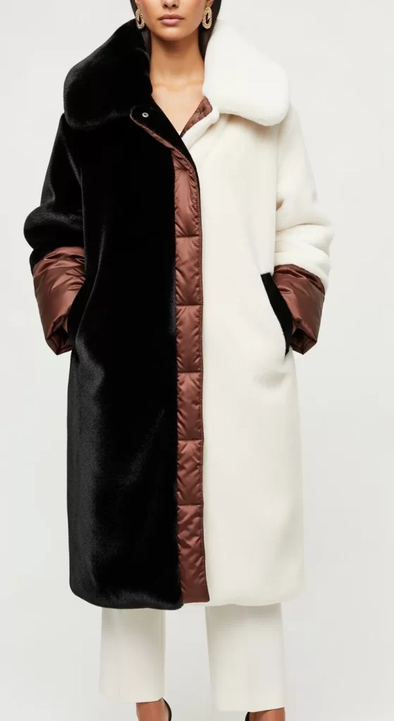 The Two-Tone Texture Coat