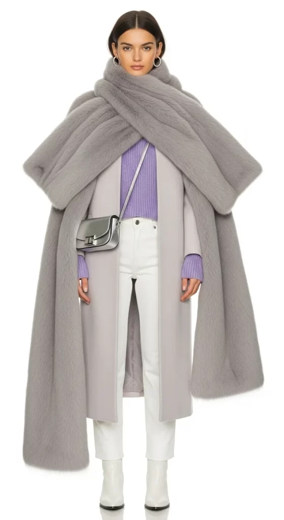  The Sculptural Scarf Coat