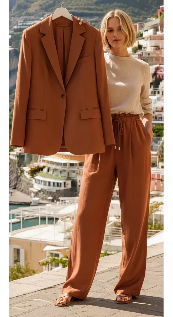 The Effortless Linen-Blend Set The Effortless Linen-Blend Set