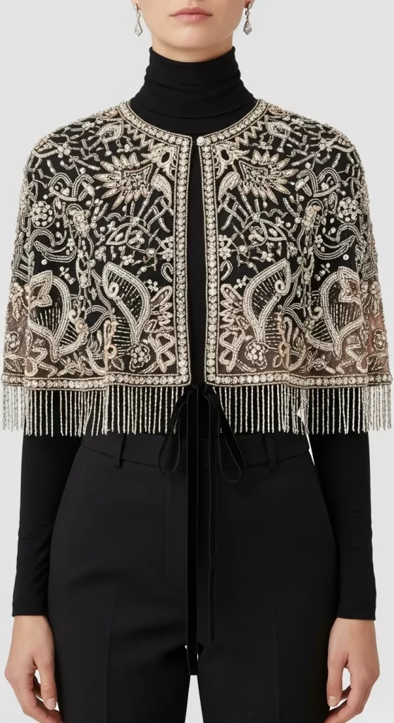 The Art Deco Beaded Capelet