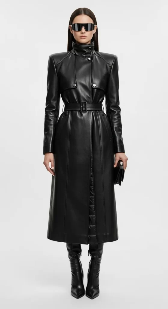 The Futurist Leather Trench