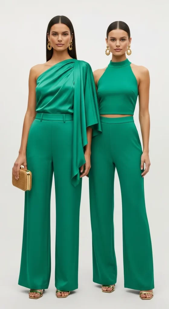  Vibrant Emerald Green Sets