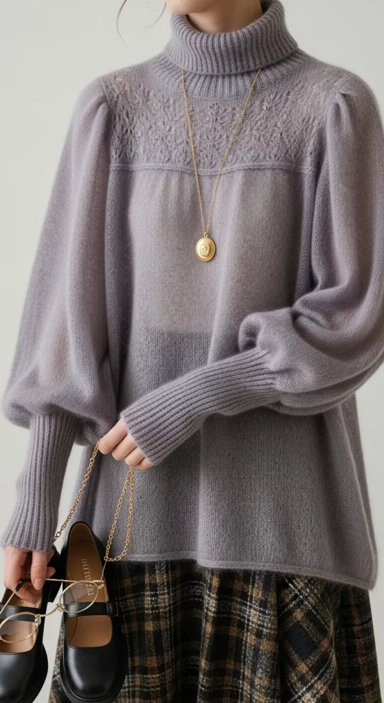 The Vintage-Inspired Mohair Sweater