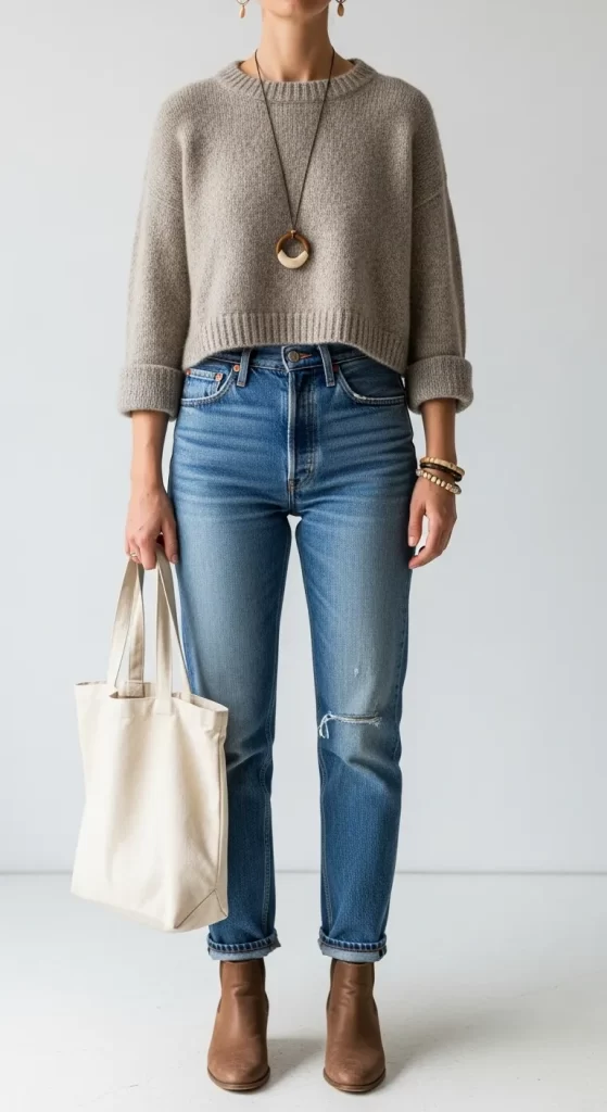 The Cropped & Casual Classic