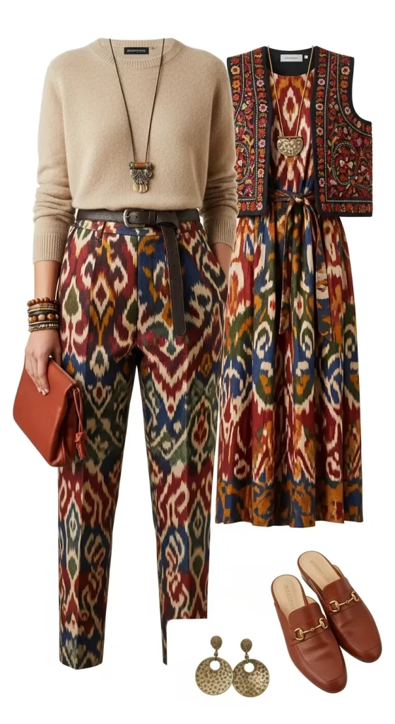 Feather-Cuffed Elegance