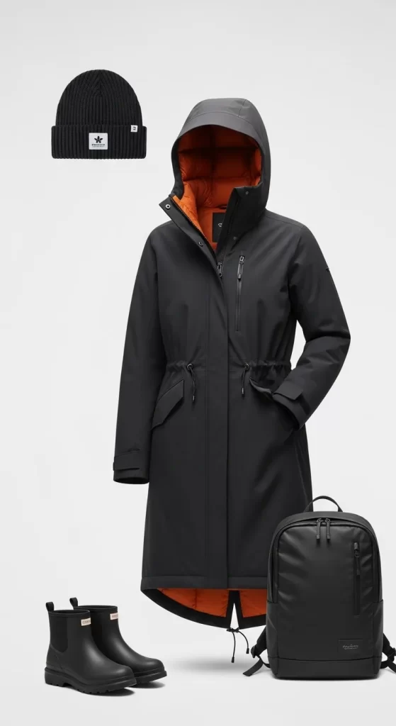 The Sleek City Rain Parka