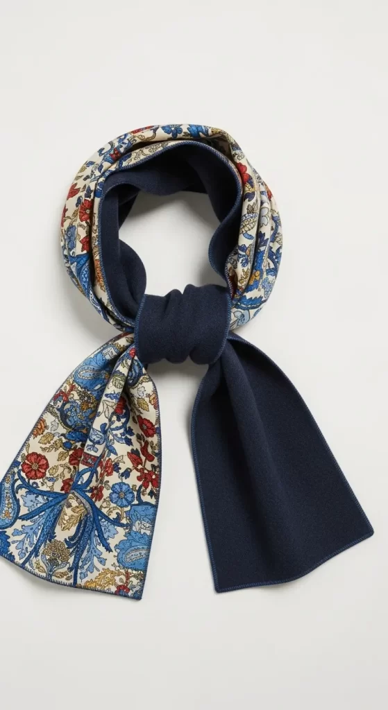 The Reversible Floral-Fleece Scarf
