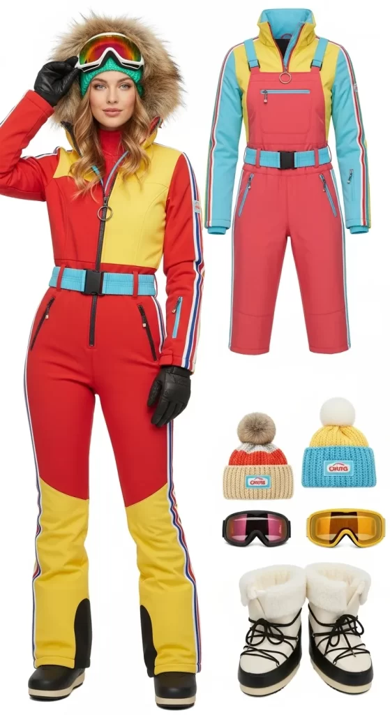 The Retro Slopes Ski Suit