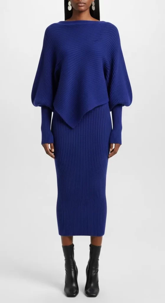 The Cobalt Knit Sweater Set