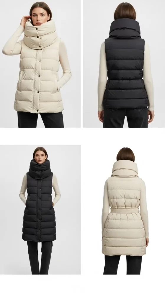 The Insulated Funnel-Neck Vest