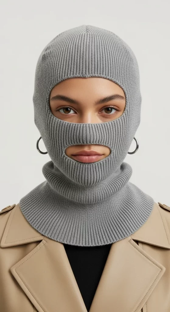 The Modern Ribbed-Knit Balaclava