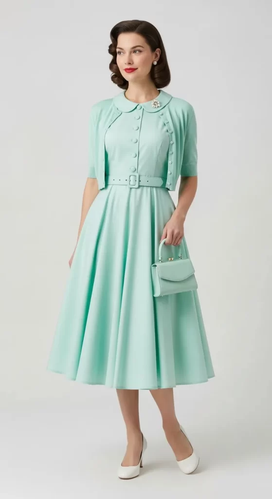 The Sweet Mint Tea Dress