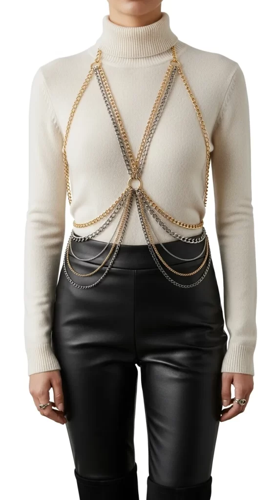 The Layered Mixed-Metal Body Chain